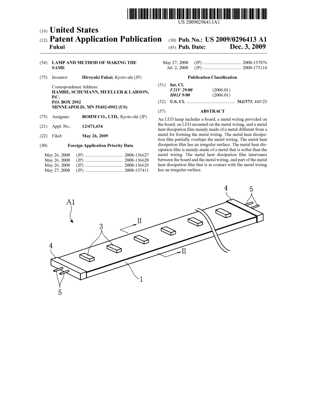 LAMP AND METHOD OF MAKING THE SAME - diagram, schematic, and image 01