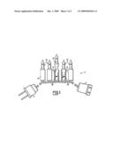 Asymmetric Spring Coil Shunt For Light String Socket diagram and image