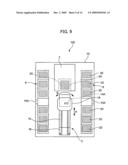 Library apparatus and method for delivering storage media in library apparatus diagram and image