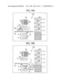 Library apparatus and method for delivering storage media in library apparatus diagram and image