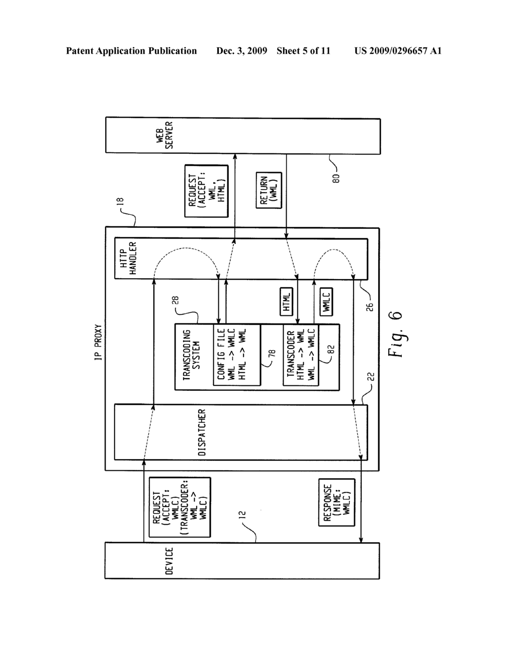 System And Method For Providing Remote Data Access And Transcoding For A Mobile Communication Device - diagram, schematic, and image 06