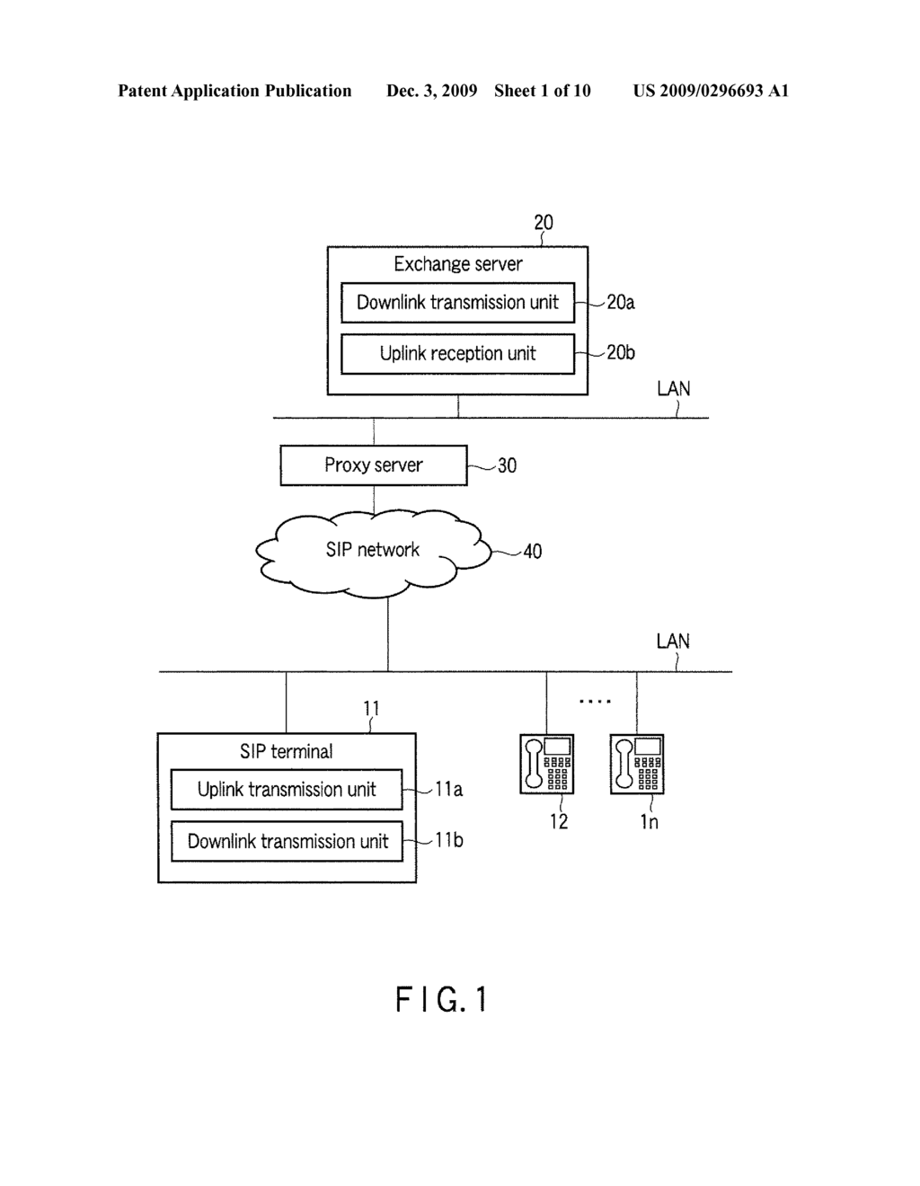 Session Initiation Protocol Telephone System, Data Transmission Method, Server Unit, and Telephone Terminal - diagram, schematic, and image 02