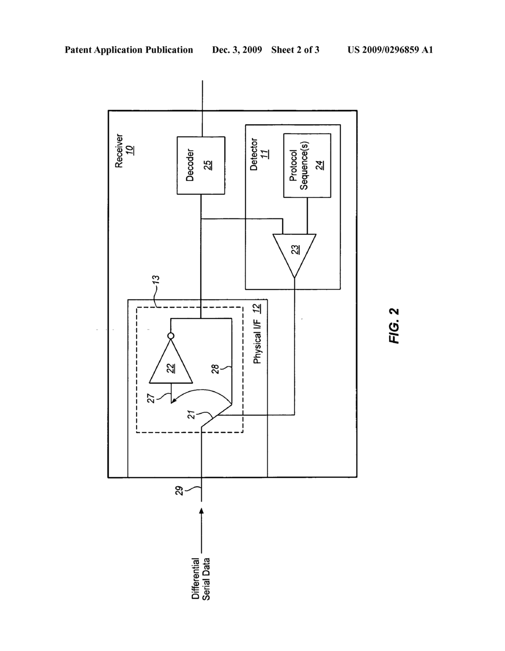 AUTOMATIC CORRECTION OF DATA POLARITY ON A DIFFERENTIAL SERIAL BUS - diagram, schematic, and image 03