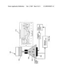 Particle detection system diagram and image