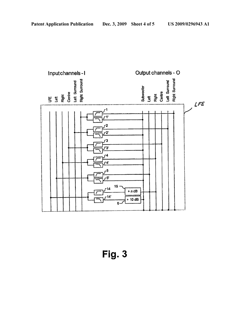 REPRODUCTION OF LOW FREQUENCY EFFECTS IN SOUND REPRODUCTION SYSTEMS - diagram, schematic, and image 05