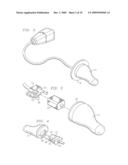 BTE/CIC AUDITORY DEVICE AND MODULAR CONNECTOR SYSTEM THEREFOR diagram and image