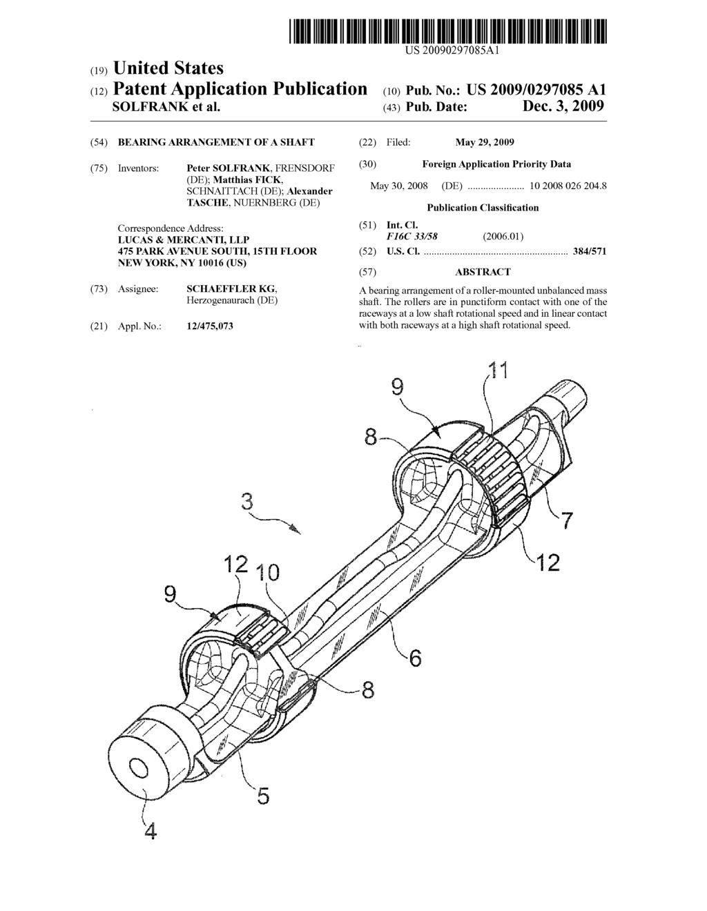 BEARING ARRANGEMENT OF A SHAFT - diagram, schematic, and image 01