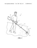 MOTOR-POWERED, POLE-MOUNTED CONCRETE FINISHER diagram and image