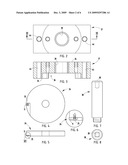 CUTTER FOR MACHINING COUNTERBORE IN ENGINE BLOCK diagram and image