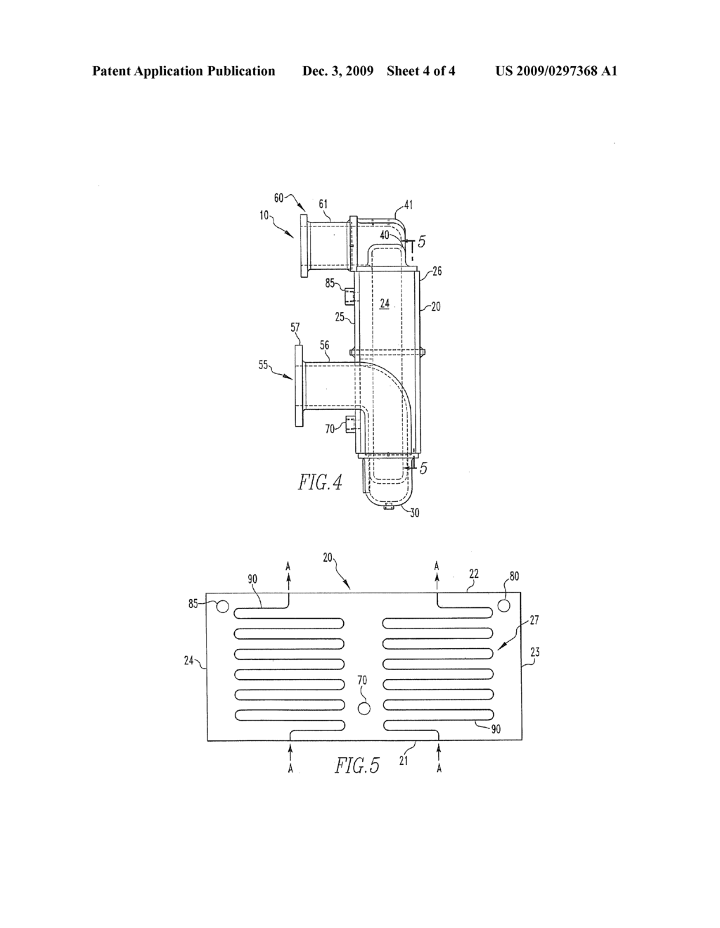 Single Piece Water Over Air Intercooler for a Reciprocating Air Compressor - diagram, schematic, and image 05