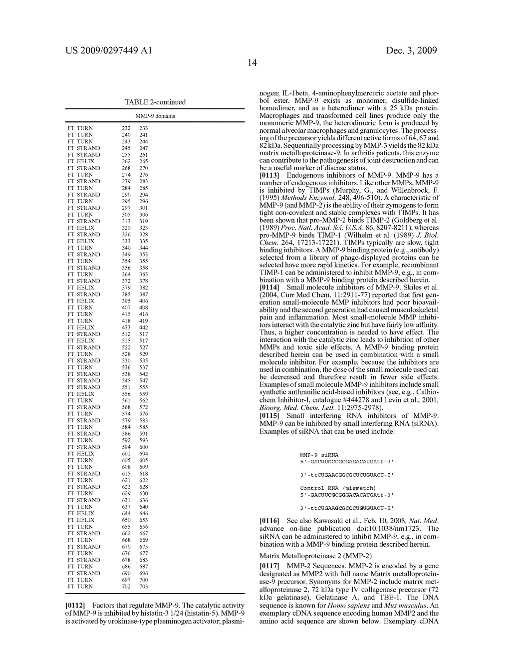 METALLOPROTEINASE 9 AND METALLOPROTEINASE 2 BINDING PROTEINS - diagram, schematic, and image 23