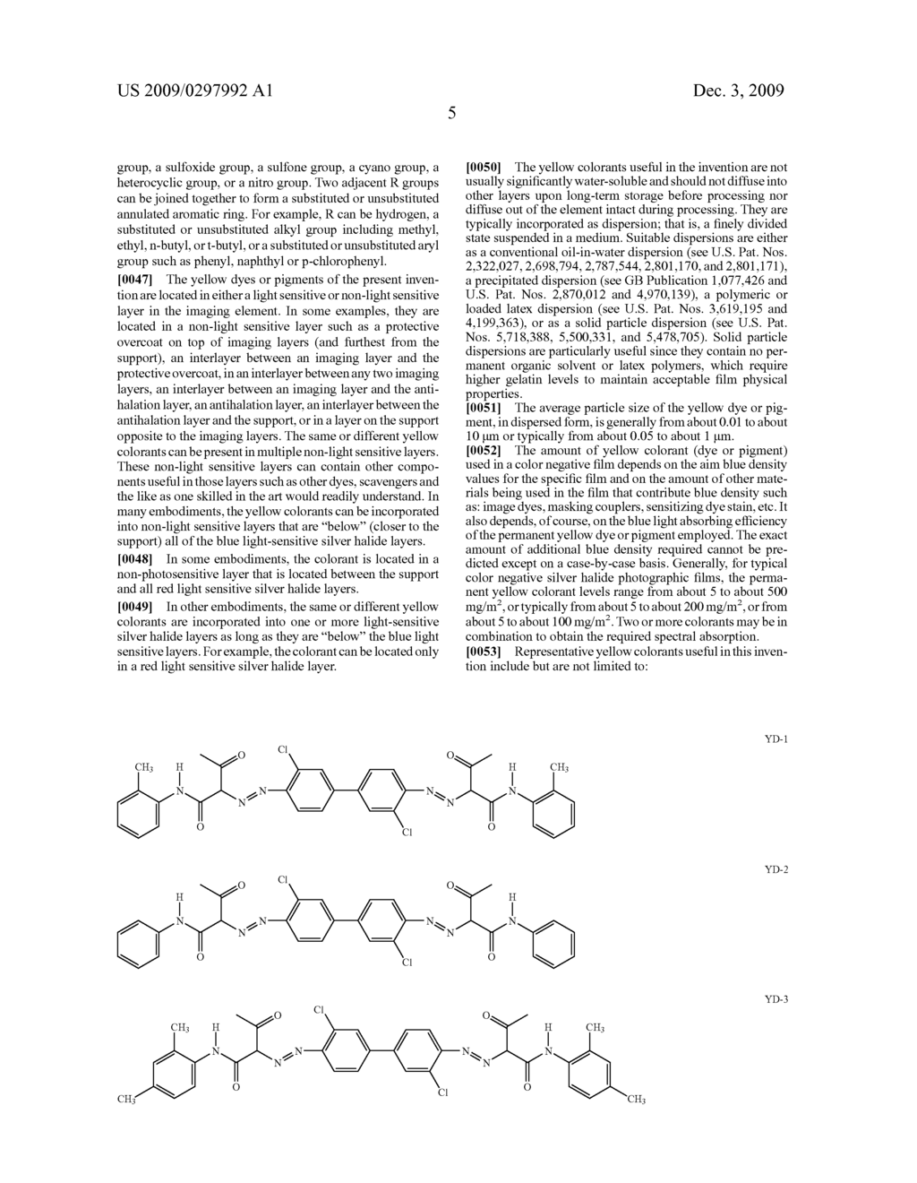 COLOR PHOTOGRAPHIC MATERIALS WITH YELLOW MINIMUM DENSITY COLORANTS - diagram, schematic, and image 06