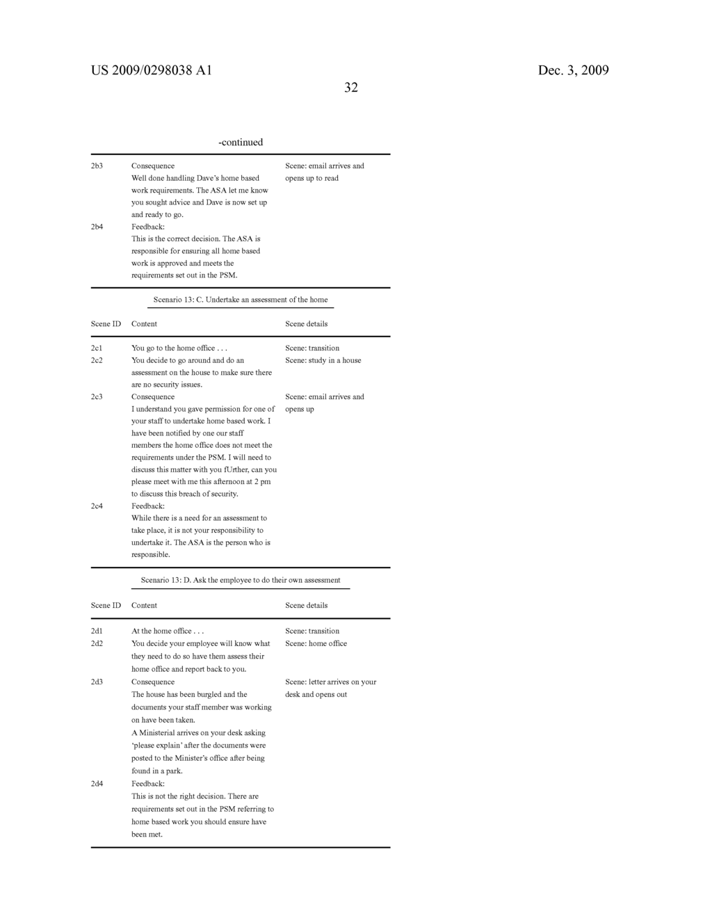 Method and System for Scenario Based Training with Consequences - diagram, schematic, and image 39