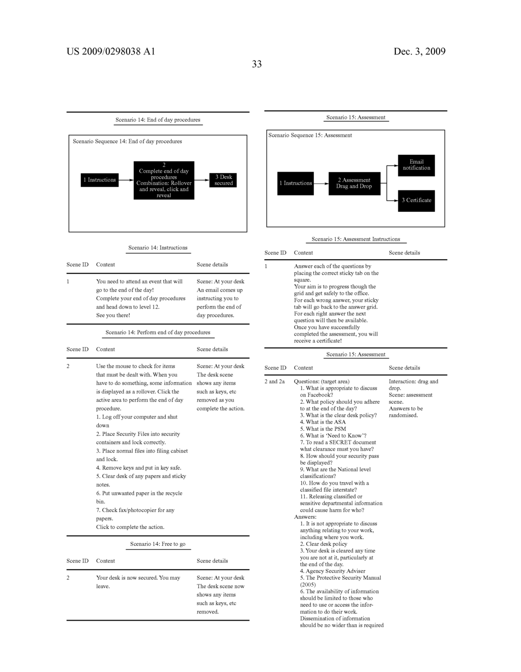 Method and System for Scenario Based Training with Consequences - diagram, schematic, and image 40
