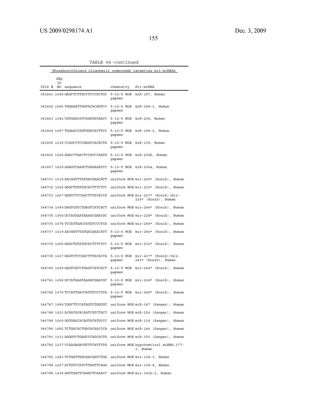 Oligomeric Compounds And Compositions For Use In Modulation Of Small Non-Coding RNAs - diagram, schematic, and image 157