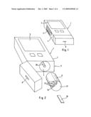 HANDHELD ANALYZER FOR TESTING A SAMPLE diagram and image