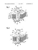 PIN FOR INSERTION INTO A RECEIVING OPENING IN A PRINTED CIRCUIT BOARD AND METHOD FOR INSERTING A PIN INTO A RECEIVING OPENING IN A PRINTED CIRCUIT BOARD diagram and image