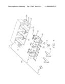 BATTERY CONNECTOR WITH SPACING STRUCTURE LIMITING DISPLACEMENT OF PRESSED CONTACTS OF BATTERY CONNECTOR diagram and image