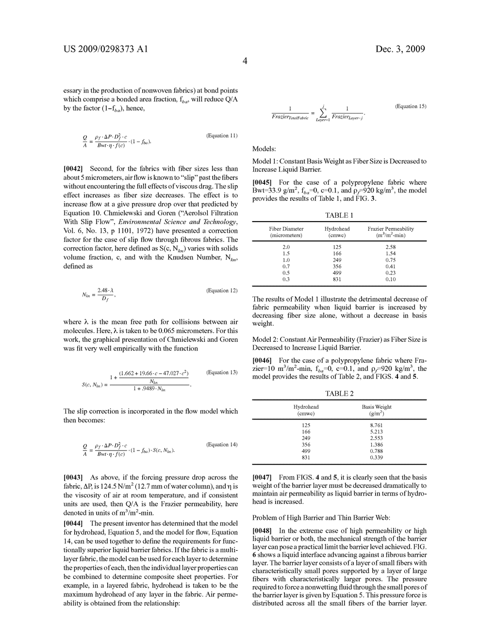 EXTREMELY HIGH LIQUID BARRIER FABRICS - diagram, schematic, and image 12