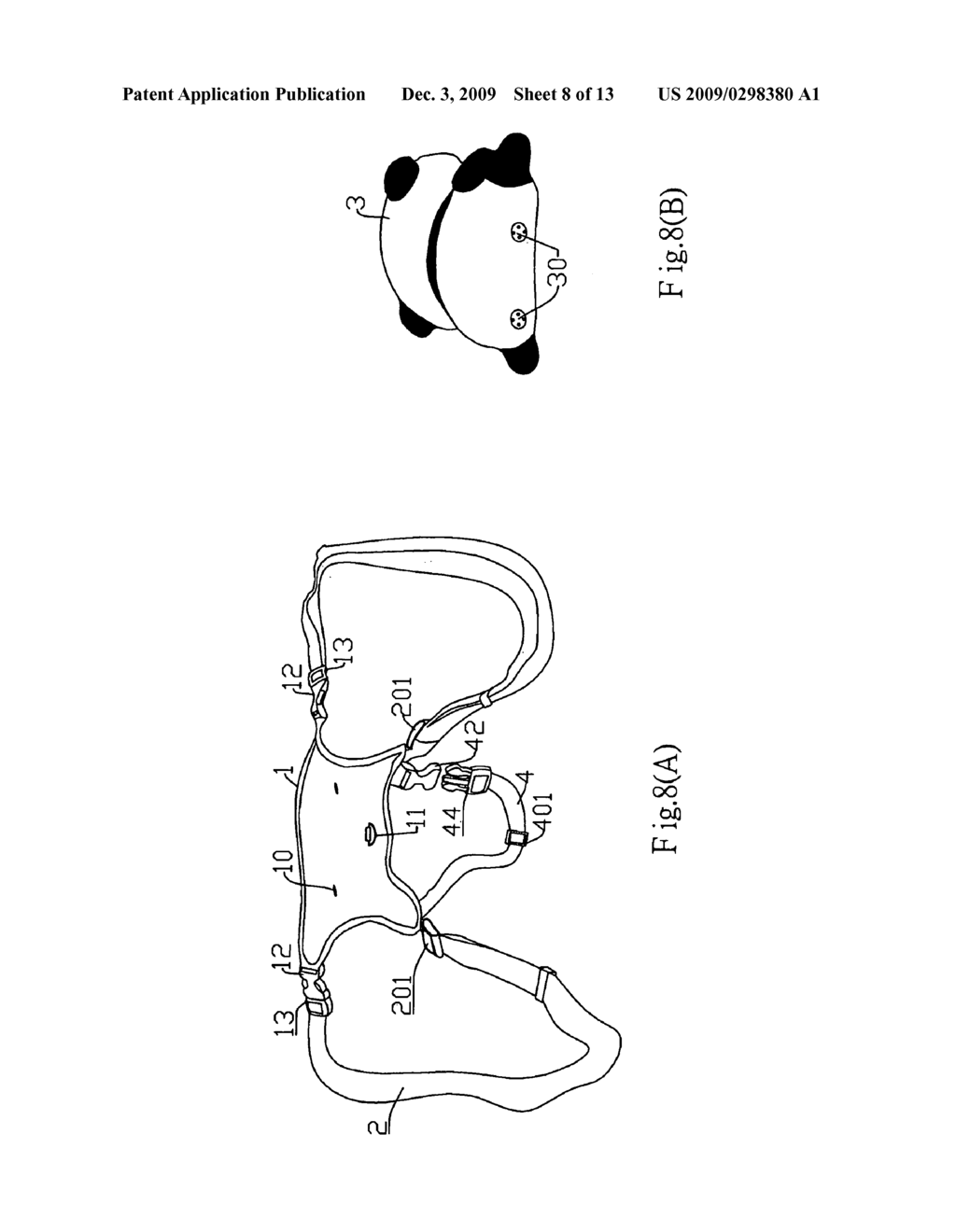 BACK ASSEMBLY FOR AN ANIMAL TO BEARING AT LEAST ONE DOLL - diagram, schematic, and image 09