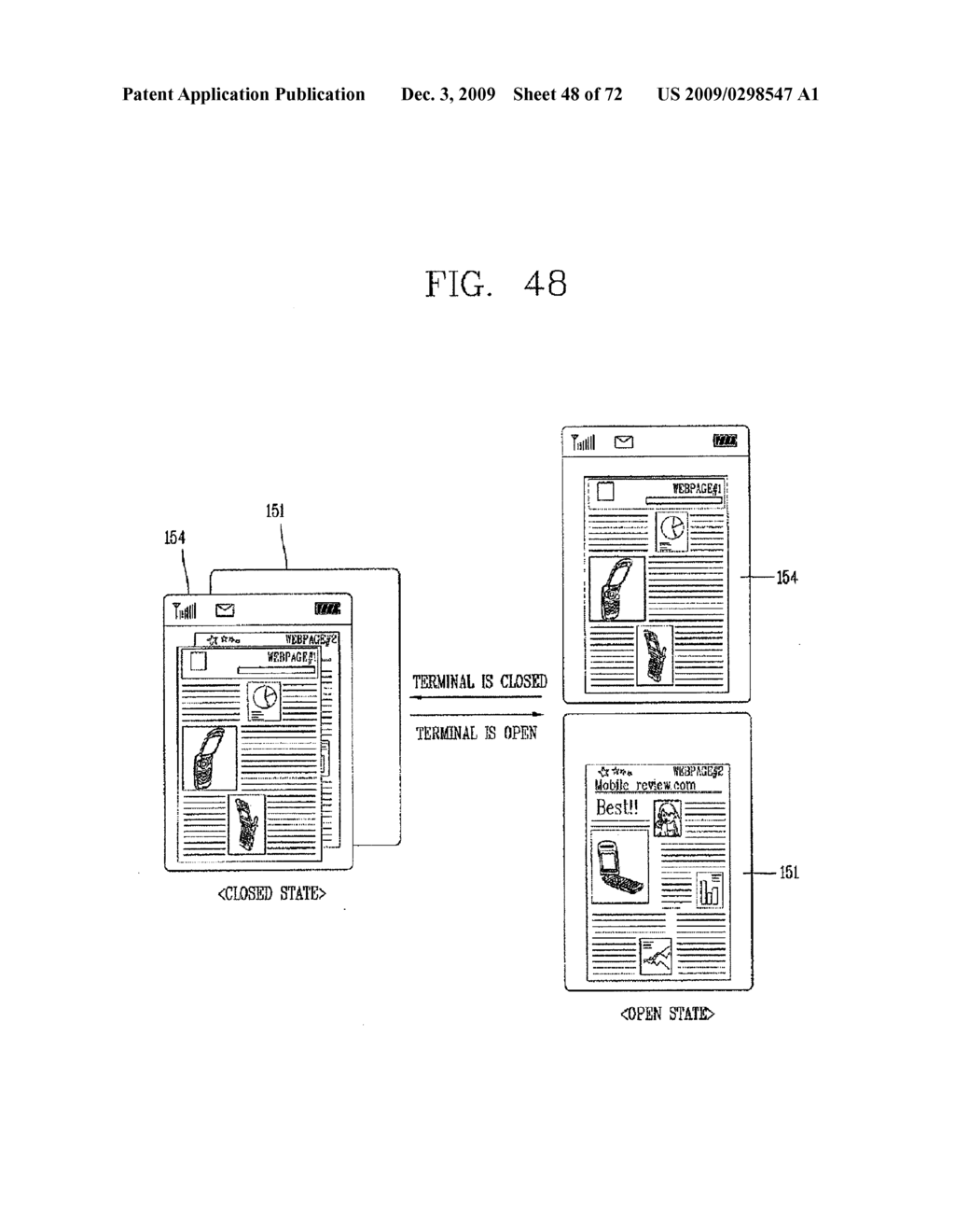 MOBILE TERMINAL AND DISPLAY CONTROL METHOD THEREOF - diagram, schematic, and image 49