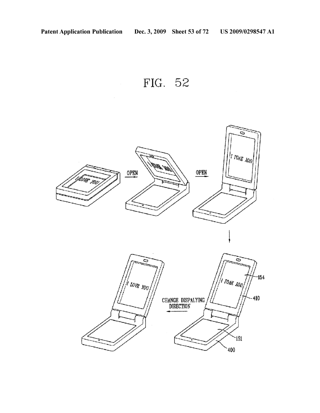 MOBILE TERMINAL AND DISPLAY CONTROL METHOD THEREOF - diagram, schematic, and image 54