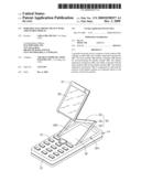 PORTABLE ELECTRONIC DEVICE WITH ADJUSTABLE DISPLAY diagram and image