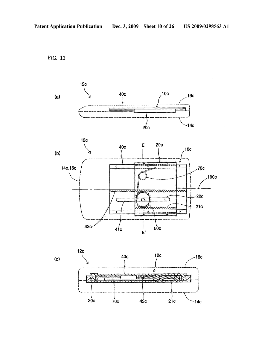 SLIDING MECHANISM WITH UNDULATING SPRING FOR USE IN HANDHELD ELECTRONIC DEVICES - diagram, schematic, and image 11