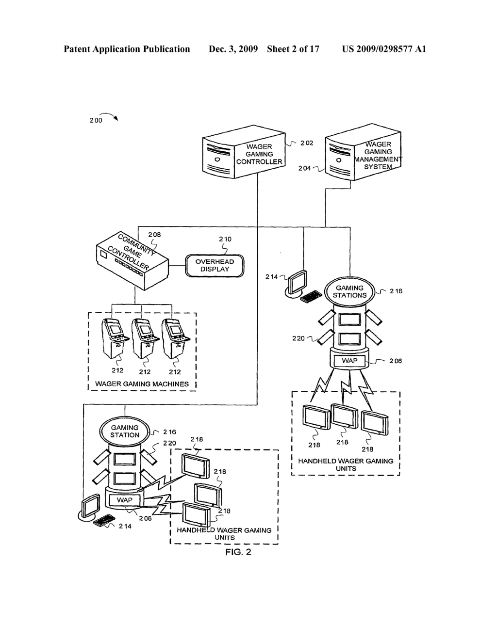 WAGER GAMING NETWORK WITH WIRELESS HOTSPOTS - diagram, schematic, and image 03