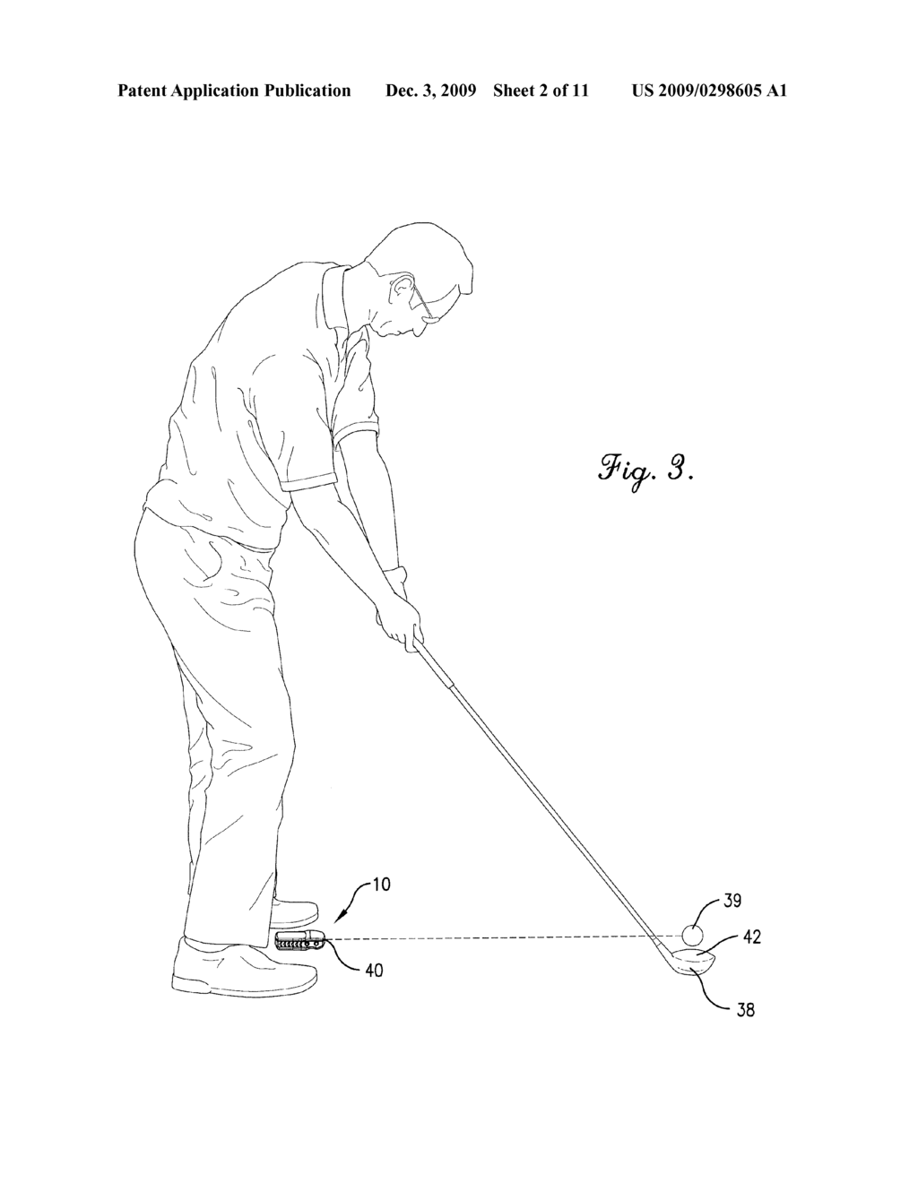 METHODS AND DEVICES FOR ANALYZING GOLF SWINGS - diagram, schematic, and image 03