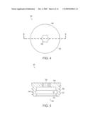 Golf Club Head and Removable Weight diagram and image