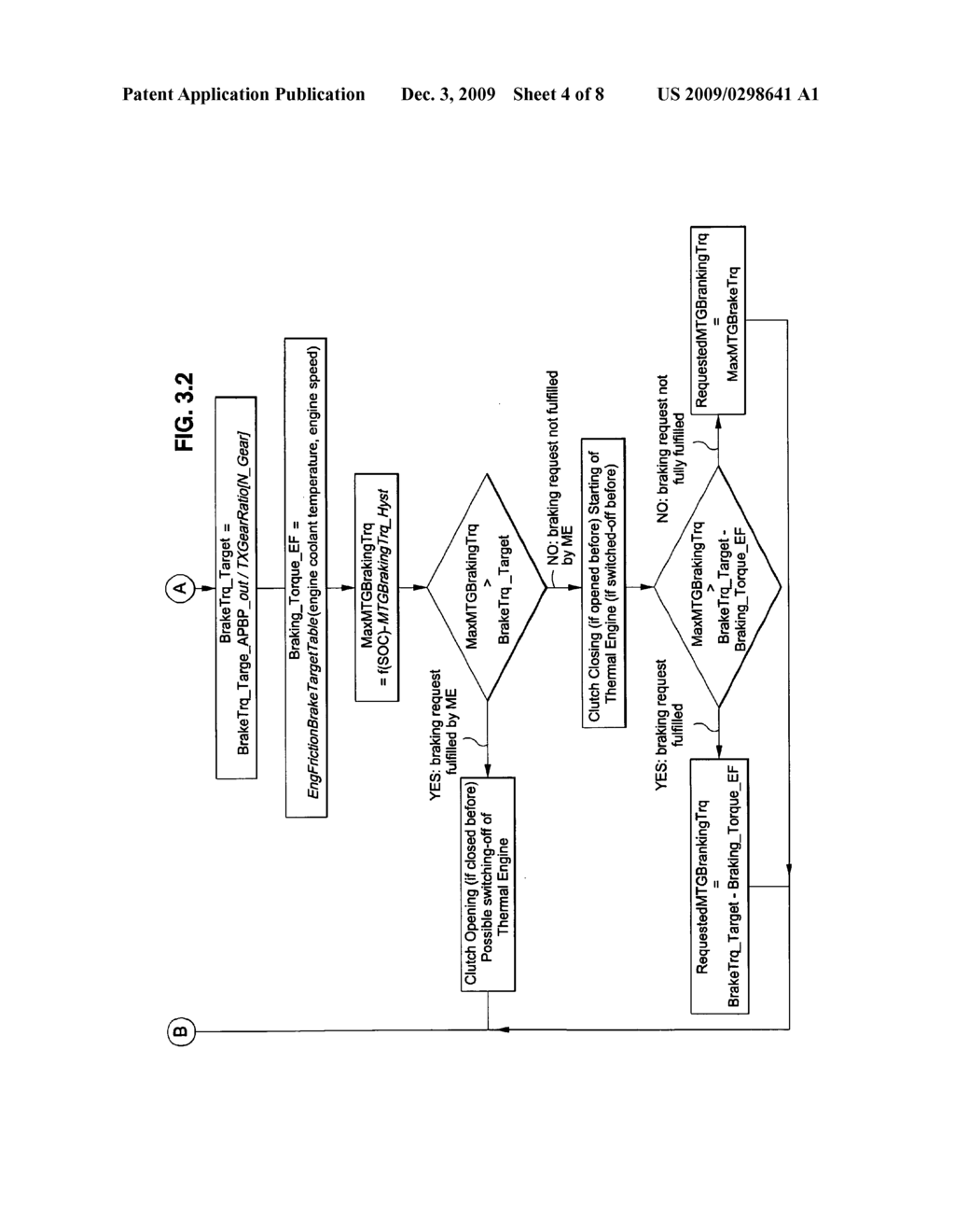 BRAKING METHOD AND DEVICE WITH ENERGY RECOVERY IN PARTICULAR FOR A VEHICLE EQUIPPED WITH HYBRID TRACTION SYSTEM - diagram, schematic, and image 05