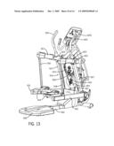 Exercise device visual representation diagram and image