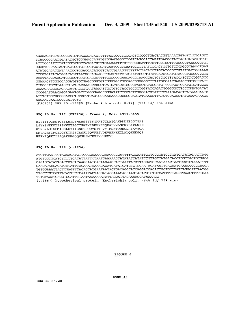 POLYNUCLEOTIDES WHICH ARE OF NATURE B2/D+ A- AND WHICH ARE ISOLATED FROM E. COLI, AND BIOLOGICAL USES OF THESE POLYNUCLEOTIDES AND OF THEIR POLYPEPTIDES - diagram, schematic, and image 236