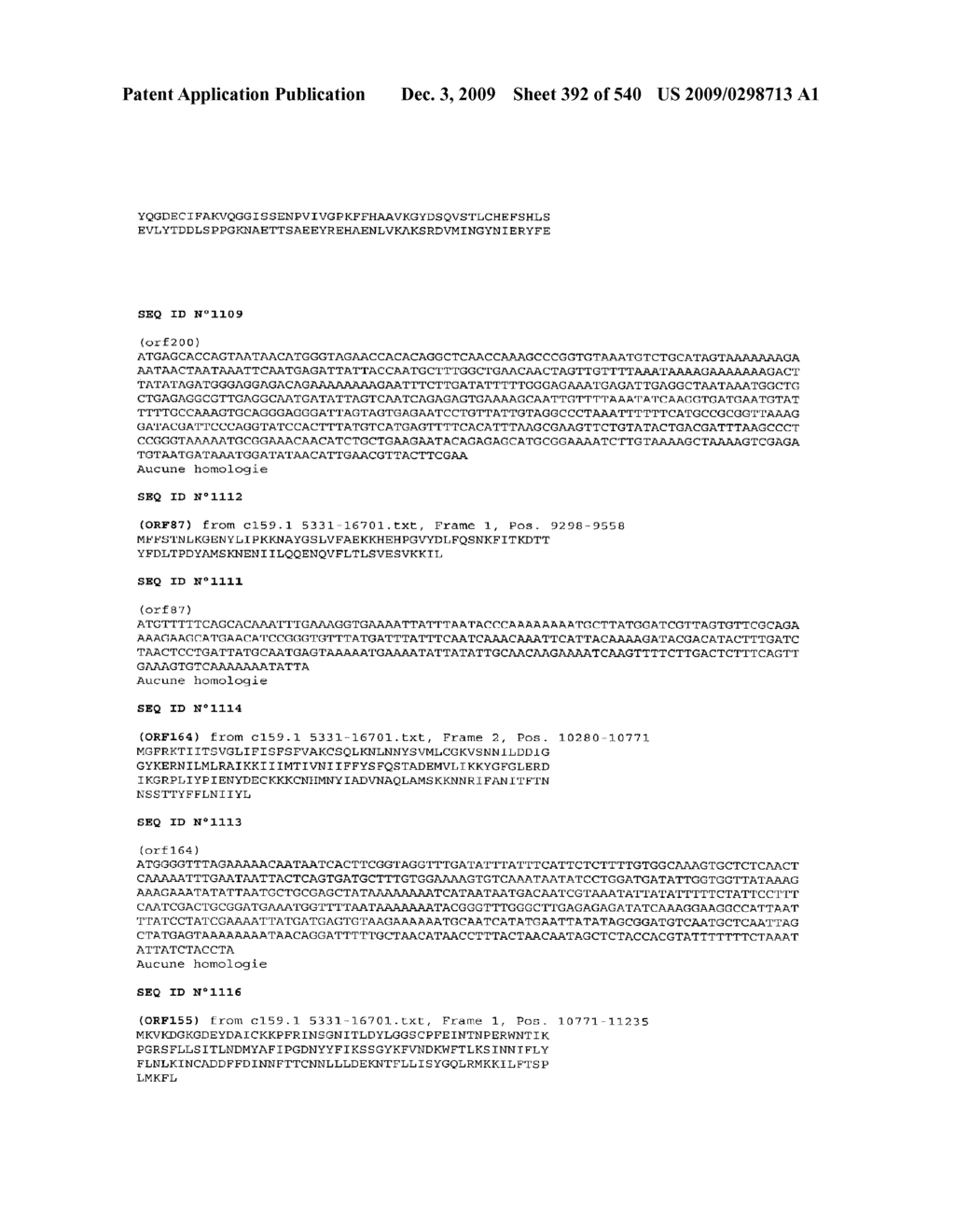 POLYNUCLEOTIDES WHICH ARE OF NATURE B2/D+ A- AND WHICH ARE ISOLATED FROM E. COLI, AND BIOLOGICAL USES OF THESE POLYNUCLEOTIDES AND OF THEIR POLYPEPTIDES - diagram, schematic, and image 393