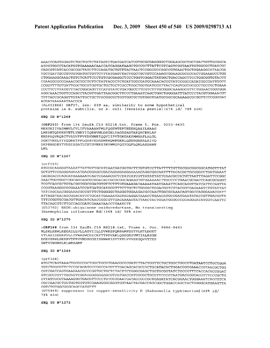 POLYNUCLEOTIDES WHICH ARE OF NATURE B2/D+ A- AND WHICH ARE ISOLATED FROM E. COLI, AND BIOLOGICAL USES OF THESE POLYNUCLEOTIDES AND OF THEIR POLYPEPTIDES - diagram, schematic, and image 451