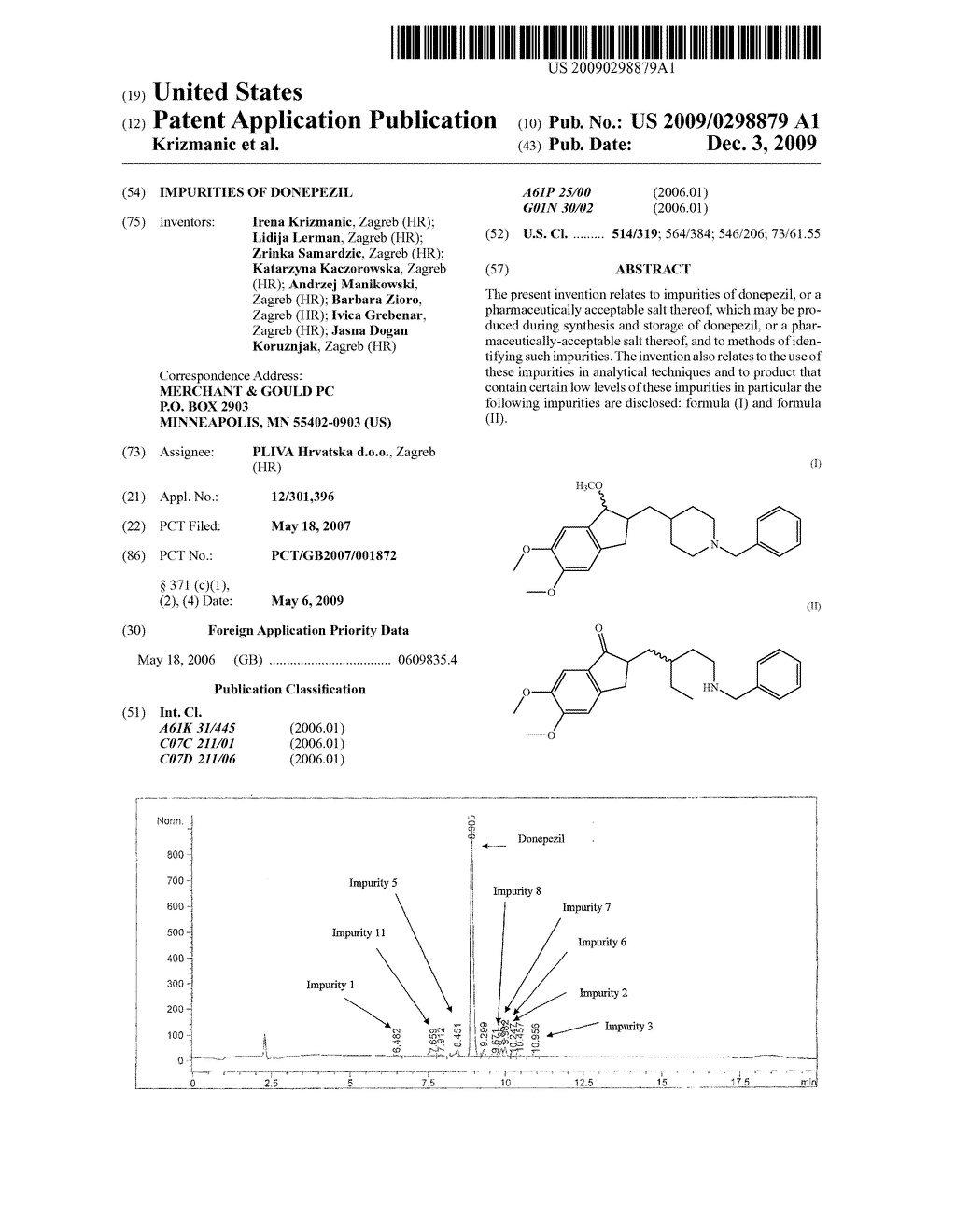 Impurities of Donepezil - diagram, schematic, and image 01