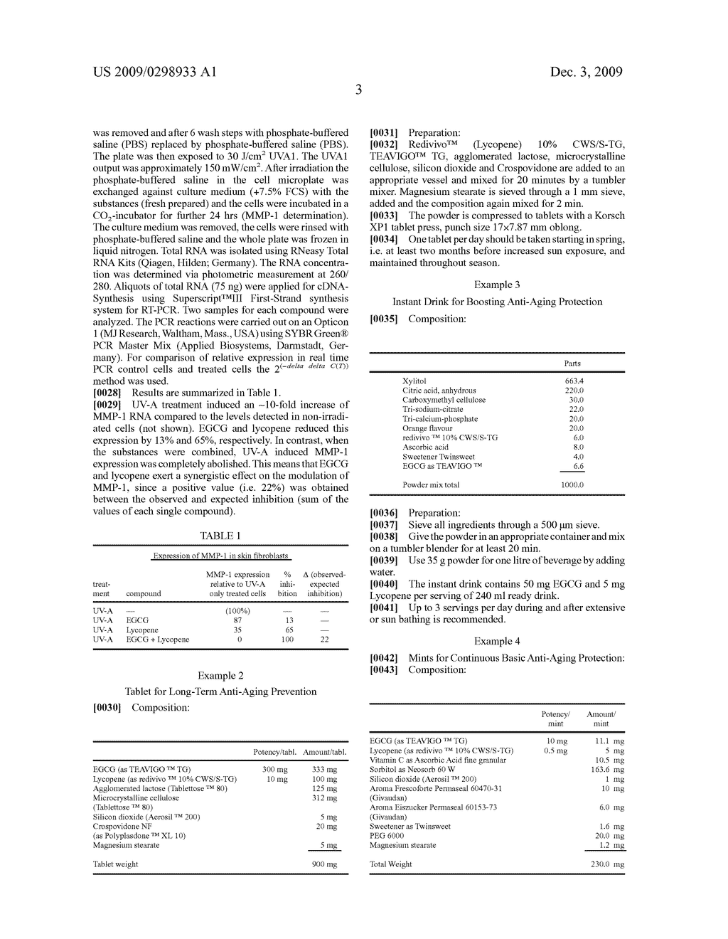 ORAL COMPOSITION CONTAINING EGCG AND LYCOPENE - diagram, schematic, and image 04