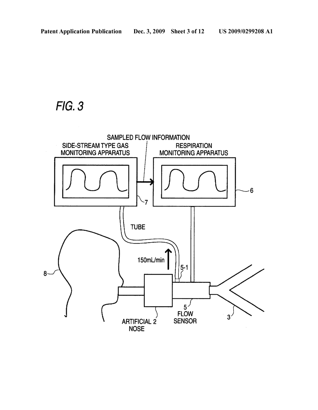 FLOW MEASUREMENT SYSTEM AND BIOLOGICAL INFORMATION MONITOR - diagram, schematic, and image 04