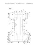 PERSONAL WEAR ABSORBENT ARTICLE WITH TAB diagram and image