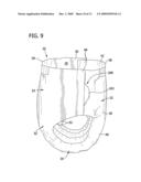 PERSONAL WEAR ABSORBENT ARTICLE WITH TAB diagram and image