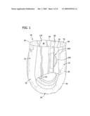 PERSONAL WEAR ABSORBENT ARTICLE WITH DISPOSAL TAB diagram and image