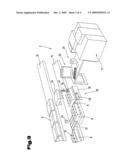 Warehouse for transferring goods and method for operating said warehouse diagram and image