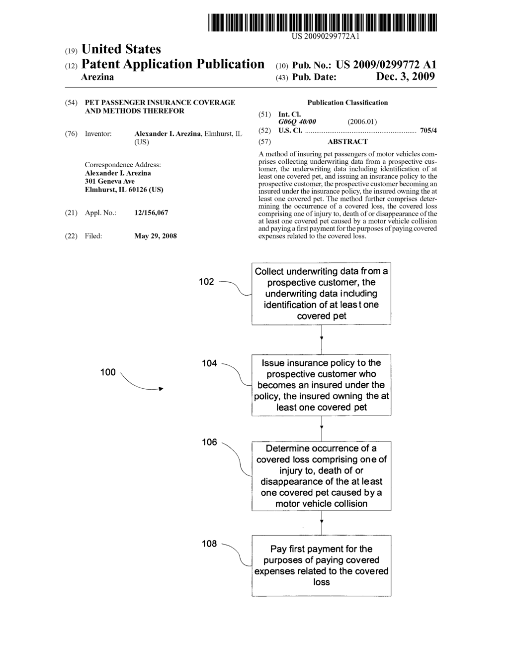 Pet passenger insurance coverage and methods therefor - diagram, schematic, and image 01