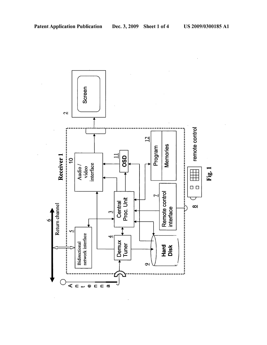 Reception of Audio-Visual Content Addressed to Several Devices - diagram, schematic, and image 02