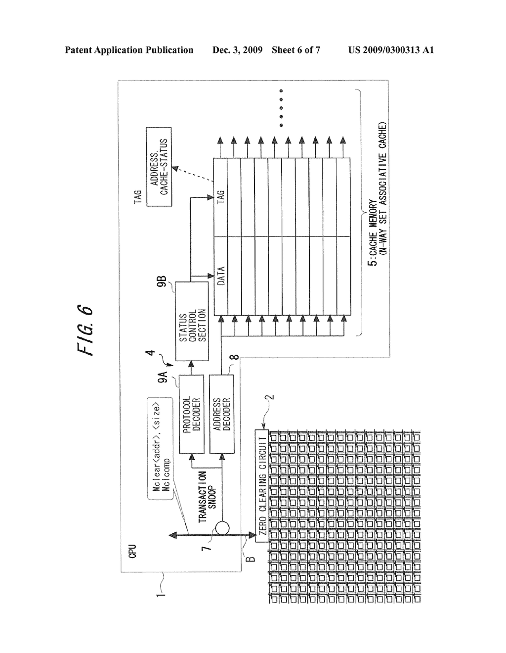 MEMORY CLEARING APPARATUS FOR ZERO CLEARING - diagram, schematic, and image 07