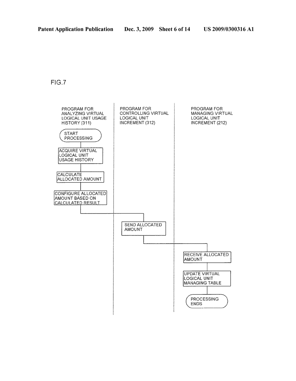 COMPUTER SYSTEM, MANAGEMENT COMPUTER AND STORAGE SYSTEM, AND STORAGE AREA ALLOCATION AMOUNT CONTROLLING METHOD - diagram, schematic, and image 07