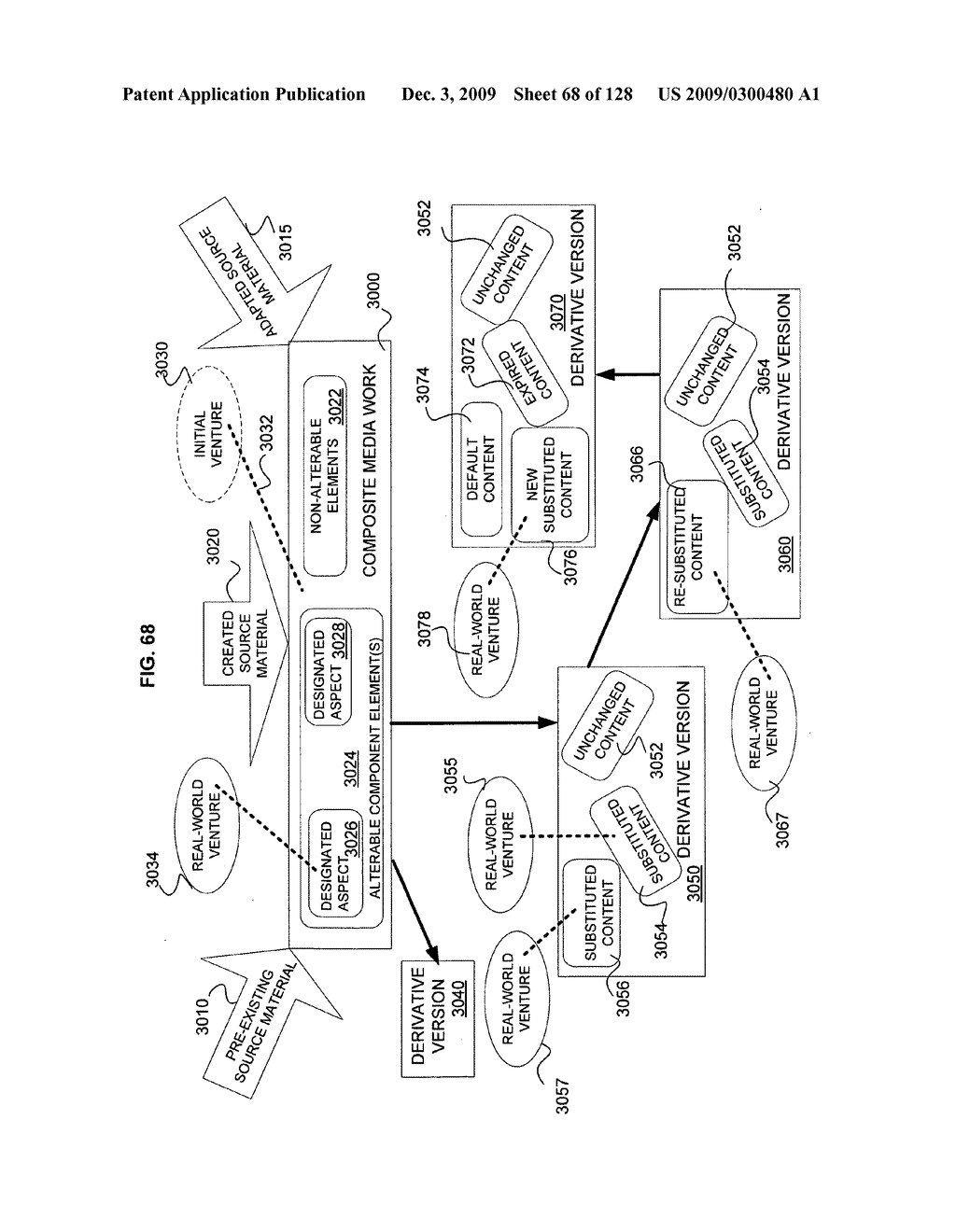 Media segment alteration with embedded markup identifier - diagram, schematic, and image 70