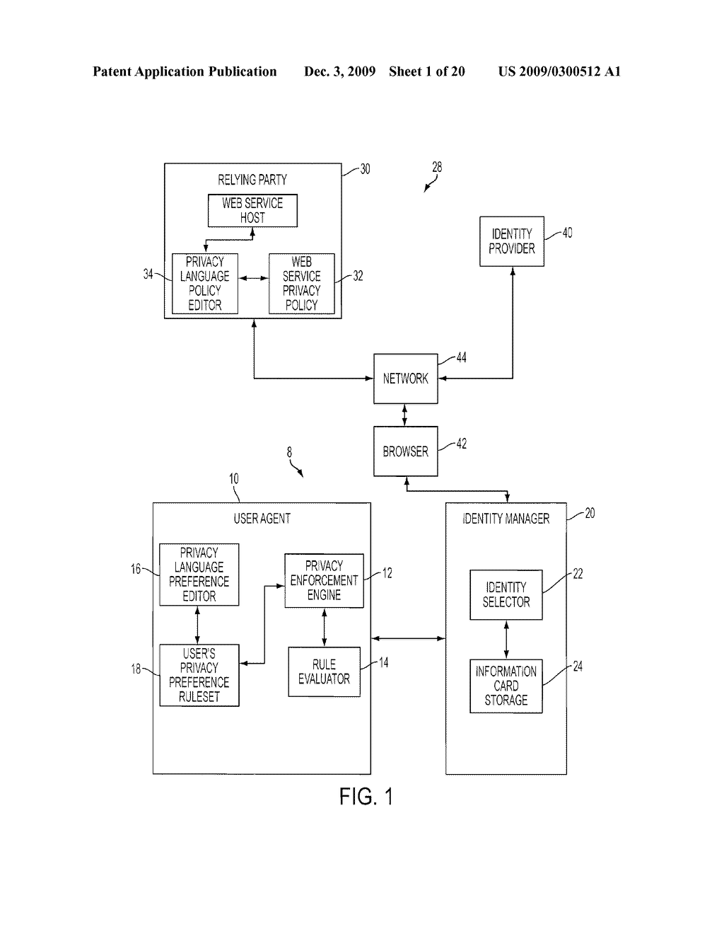 PREFERENCE EDITOR TO FACILITATE PRIVACY CONTROLS OVER USER IDENTITIES - diagram, schematic, and image 02