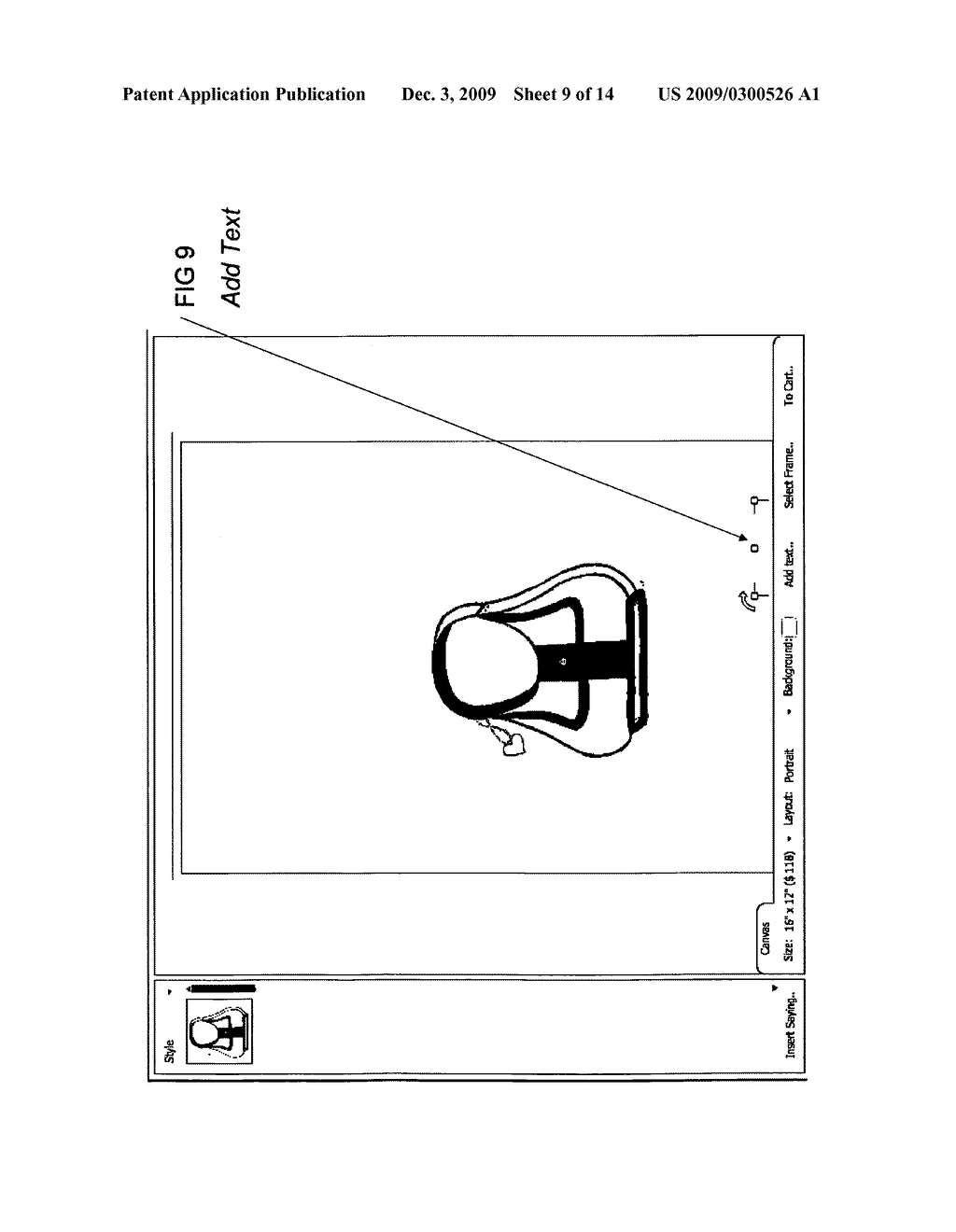 Computer based method for creation, personalization, and fulfillment of customizable art printed on canvas - diagram, schematic, and image 10